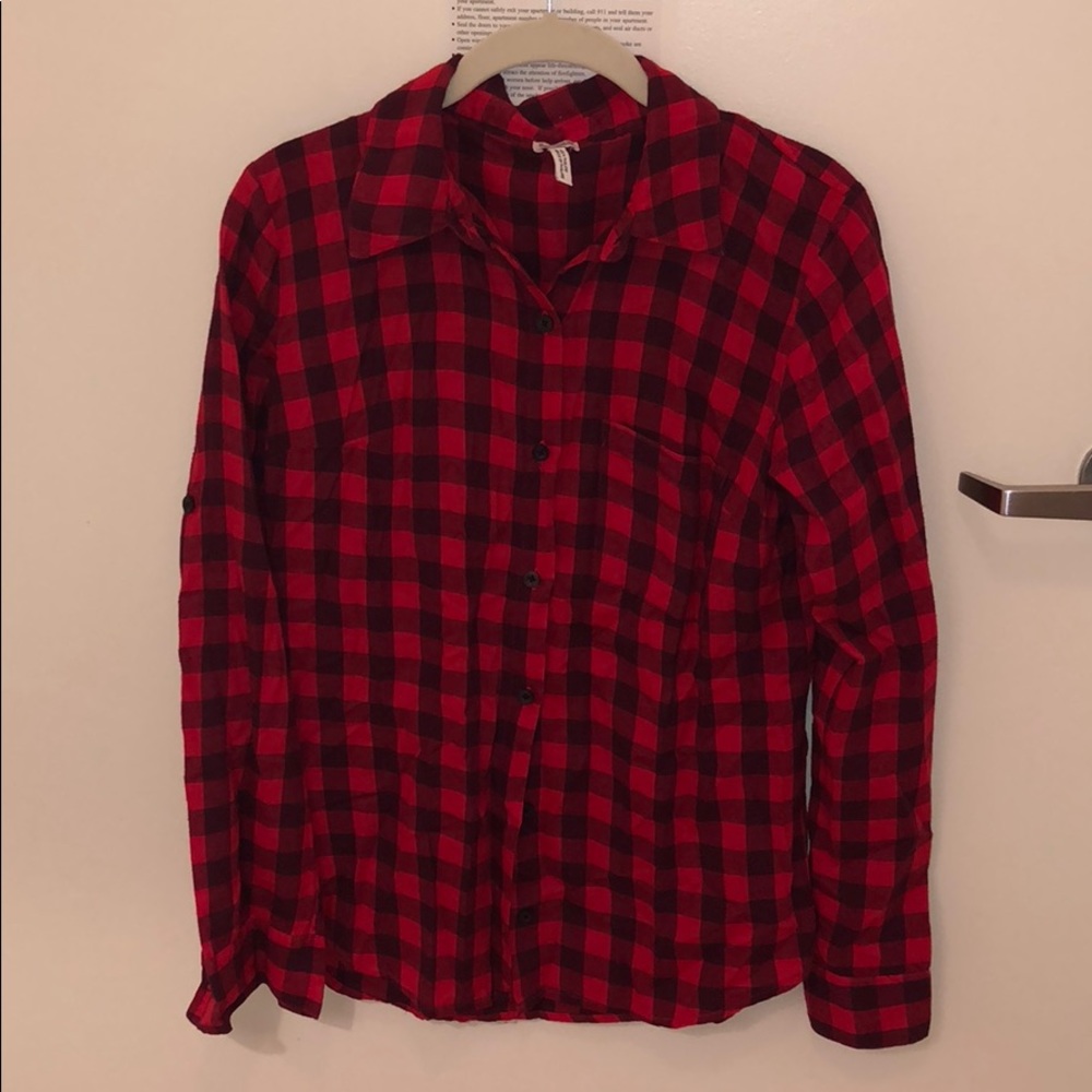 Splendid Plaid Button Down